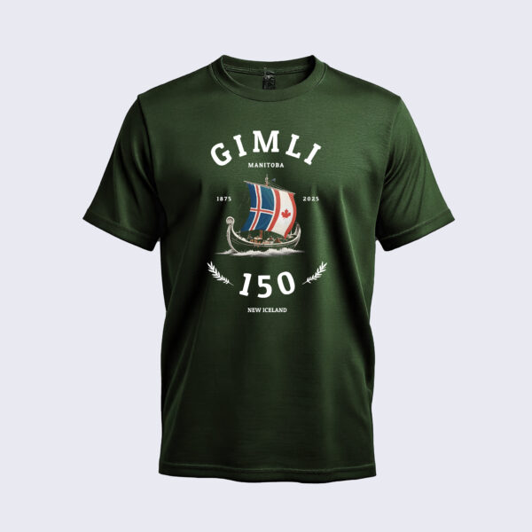 Gimli, Manitoba 150th T-Shirt – Drakkar Edition - Image 2