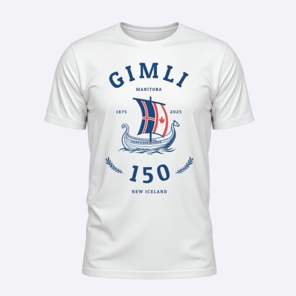 Gimli, Manitoba 150th T-Shirt – Drakkar Edition