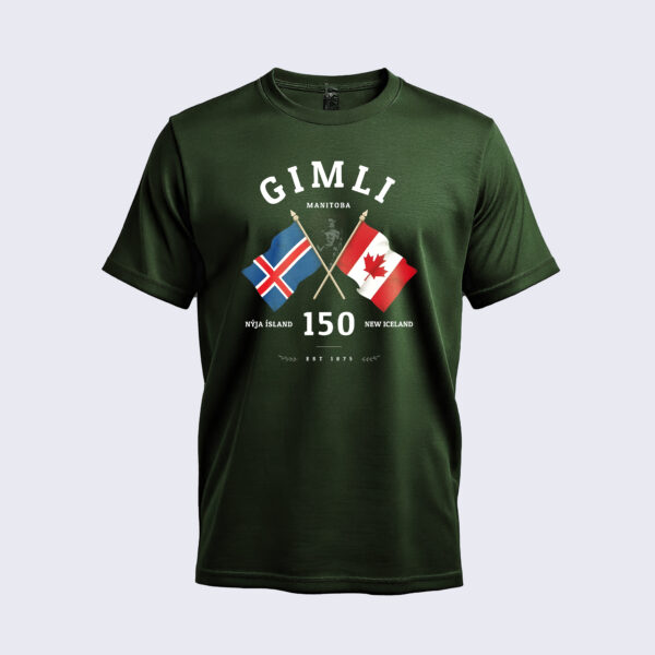 Gimli, Manitoba 150th T-Shirt – Viking Edition - Image 3